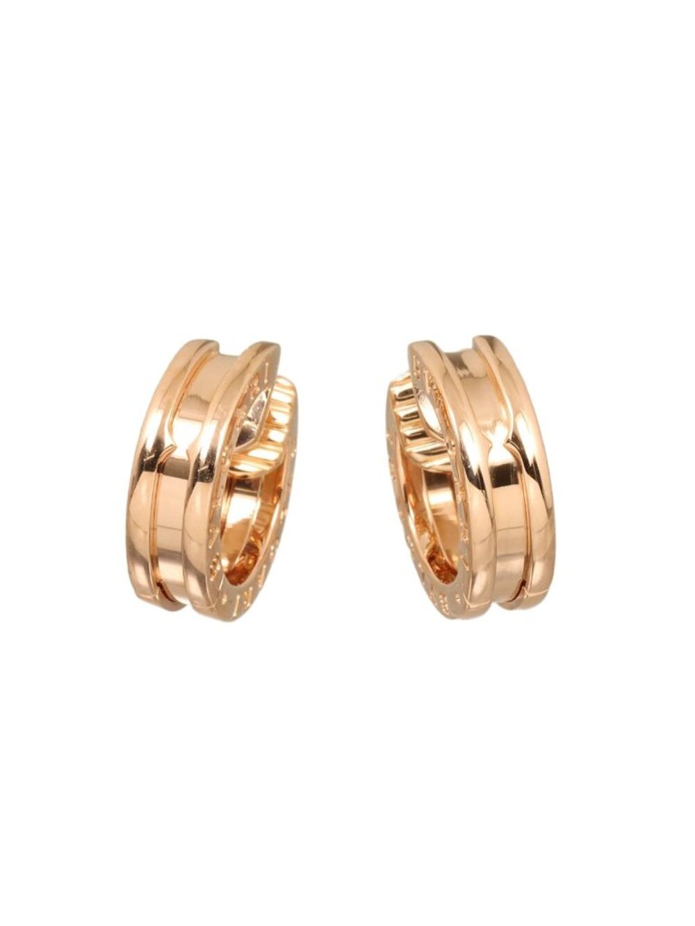 Bvlgari B.zero1 Hoop Earrings 18K Pink Gold